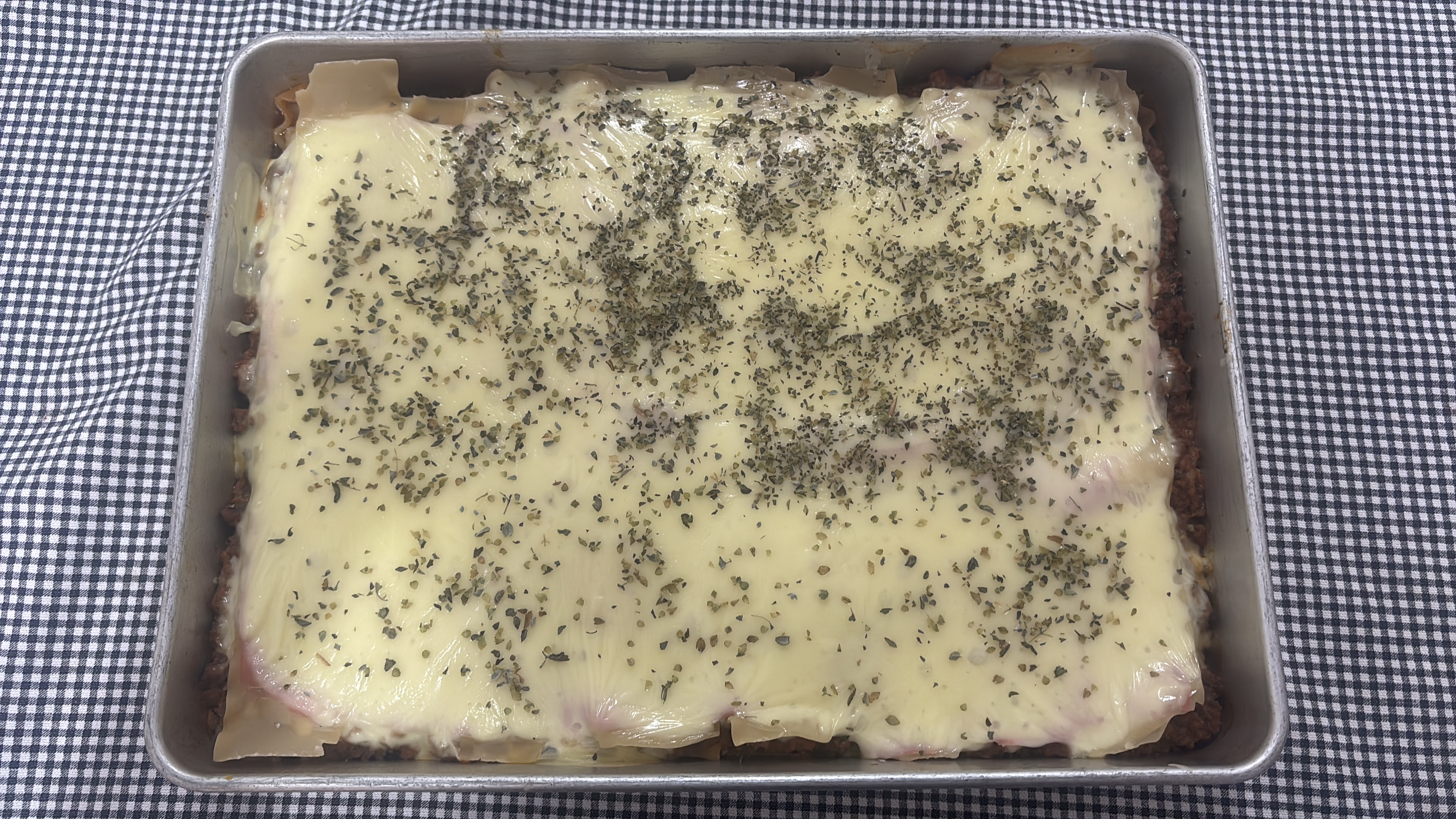lasanha feita por mim