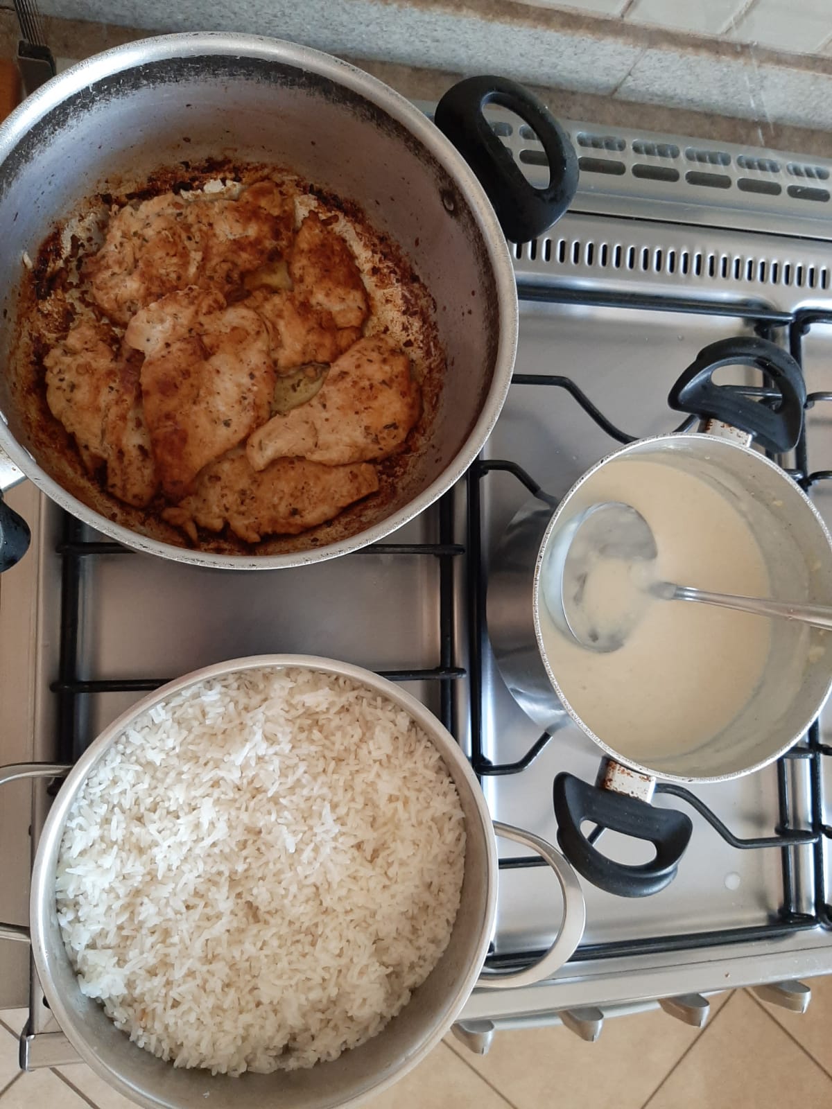 Finalizado nas panelas